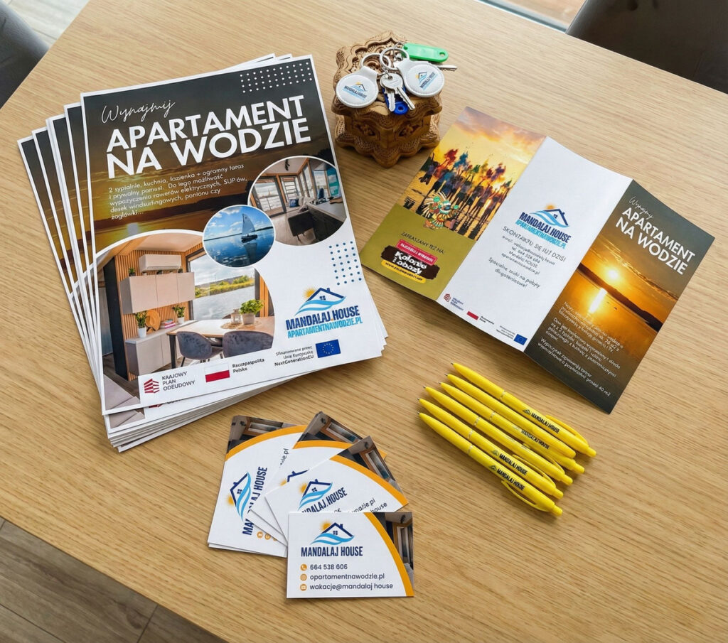 Materiały Reklamowe Domku na Wodzie - Mandalaj.HOUSE