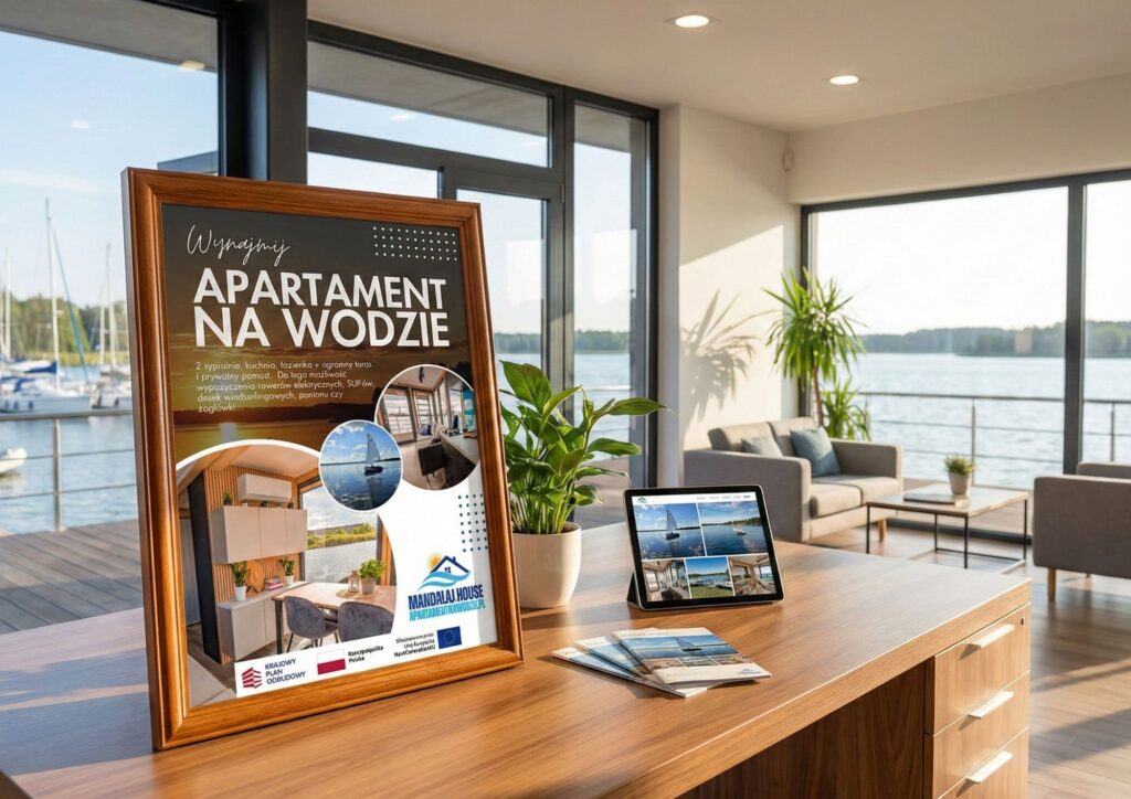 Apartament na Wodzie - Mandalaj.HOUSE - plakaty reklamowe