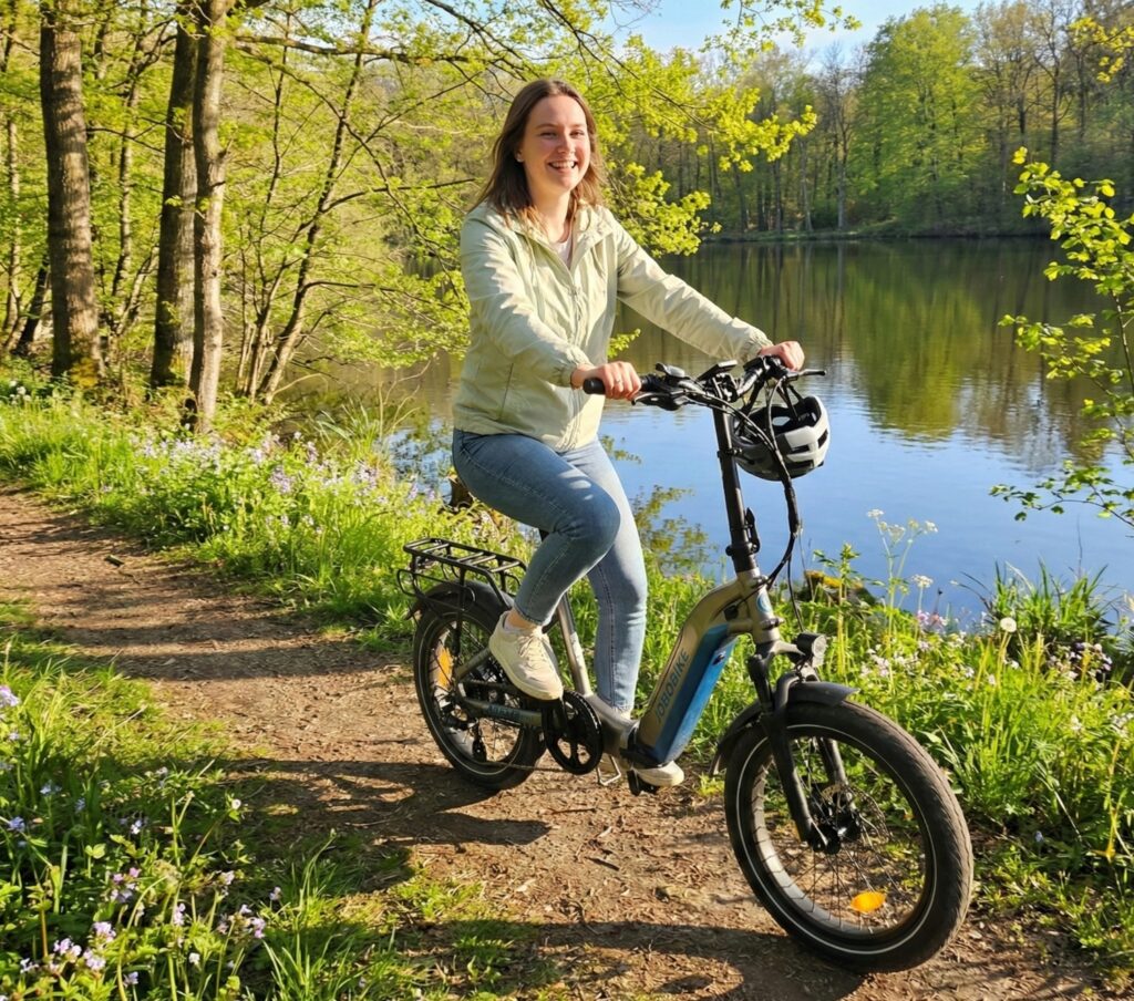 Domek na wodzie z rowerami elektrycznymi Jobobike Romer do wynajęcia