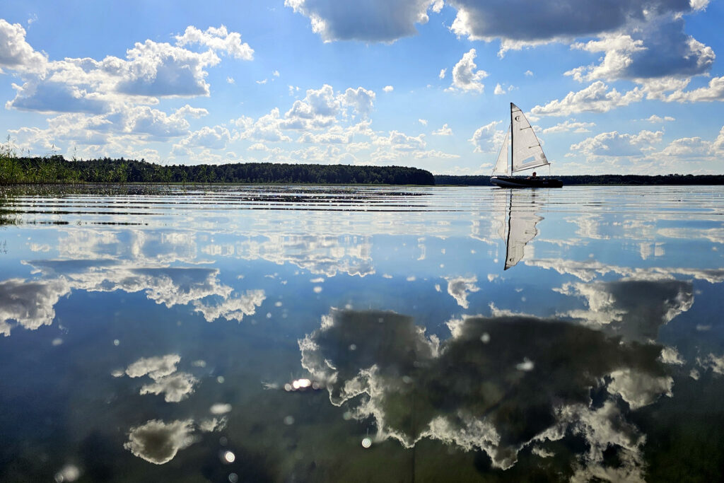 Test DinghyGo na wodzie