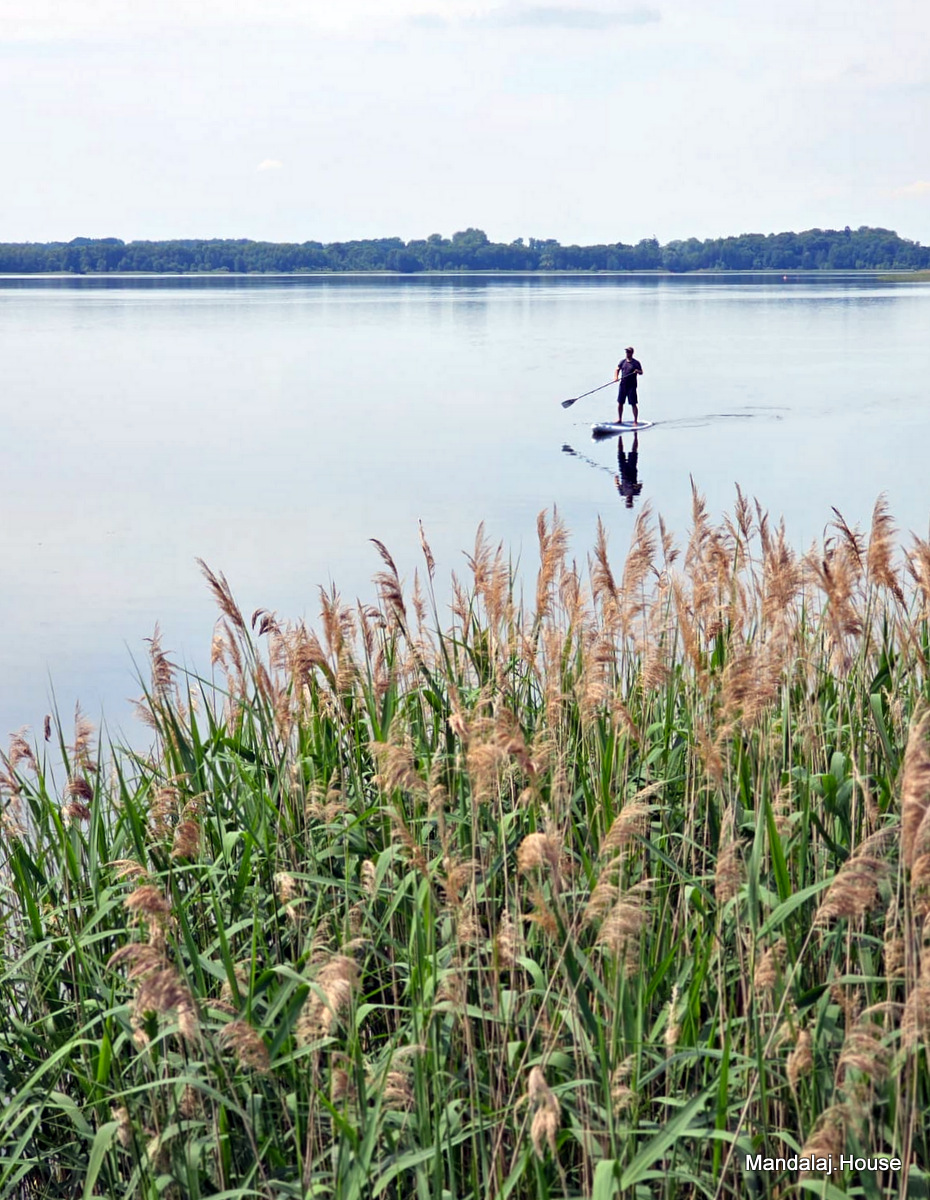 Wypożyczalnia SUP-ów w domku na wodzie Mandalaj.House